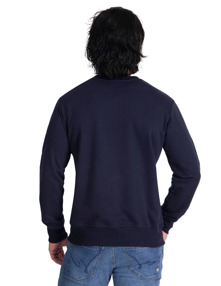SUDADERA 31021 SILVER, G, AZUL MARINO