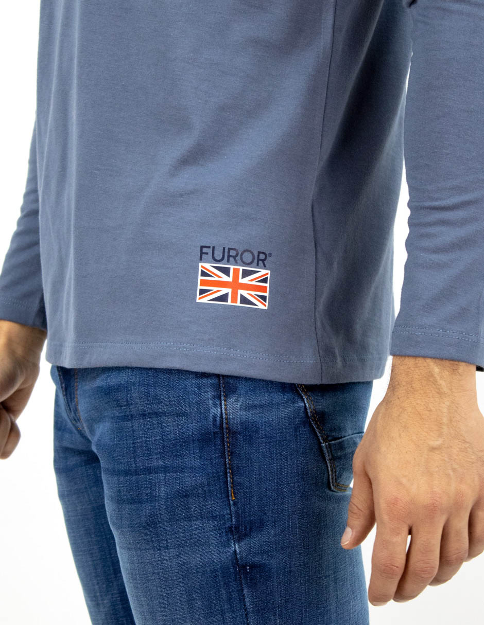 Playera cuello redondo para hombre 4
