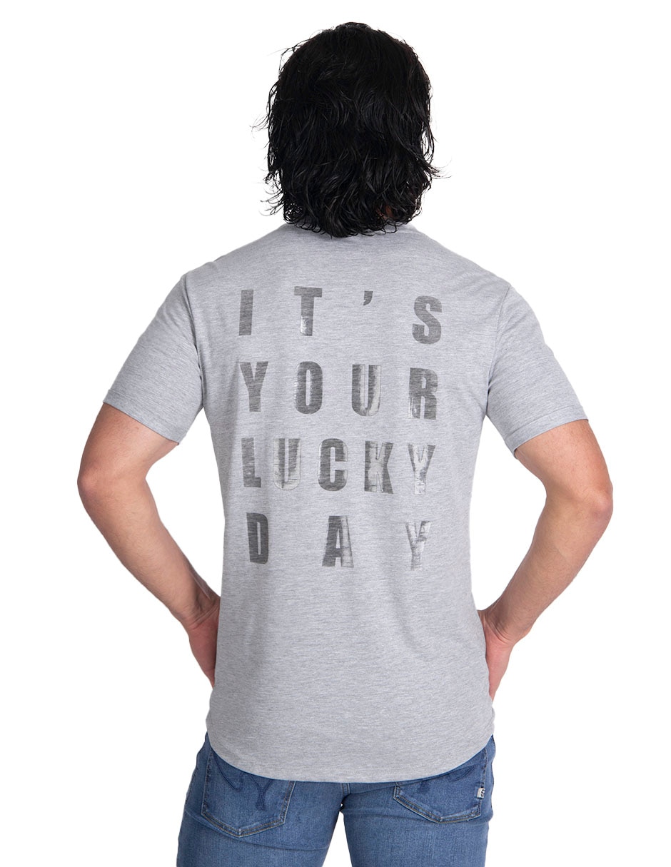 Playera cuello henley para hombre 2