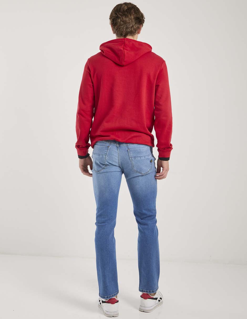 Jeans slim deslavado para hombre 2