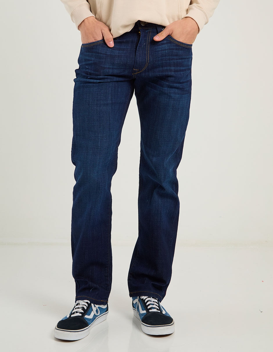 Jeans slim deslavado para hombre 5
