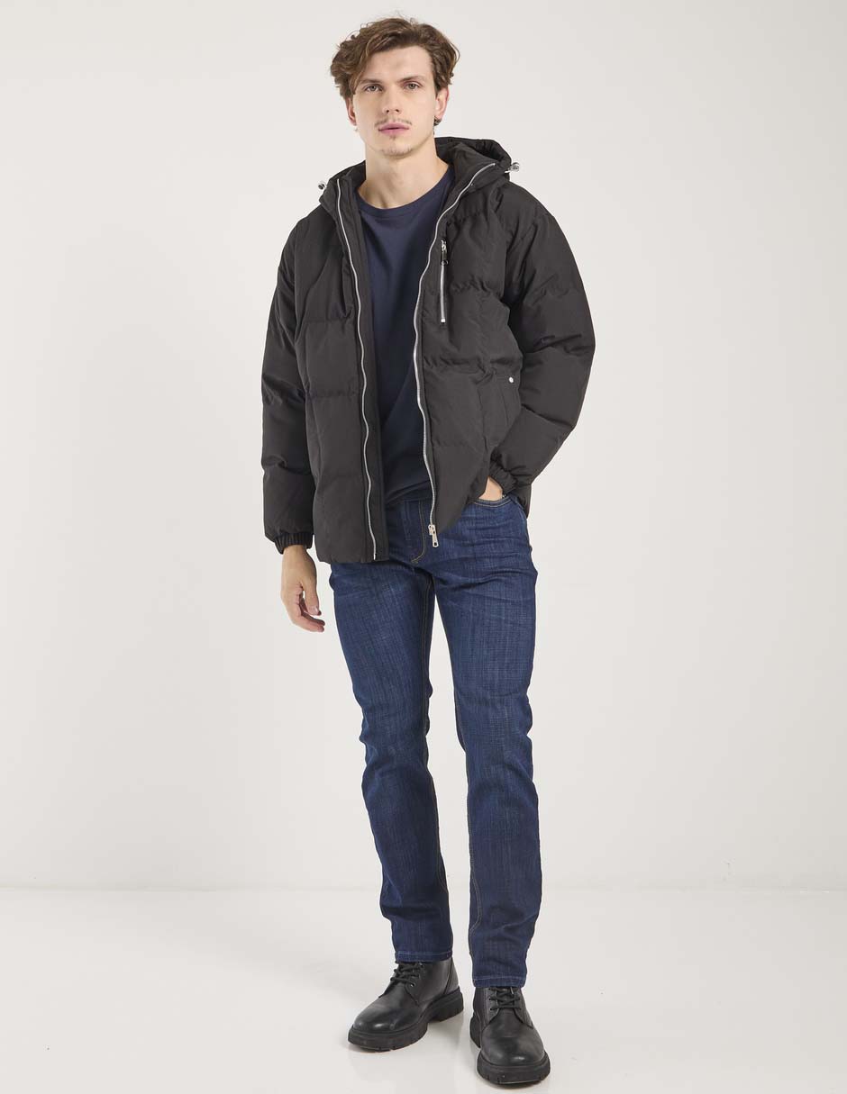 Jeans skinny lavado obscuro para hombre 3