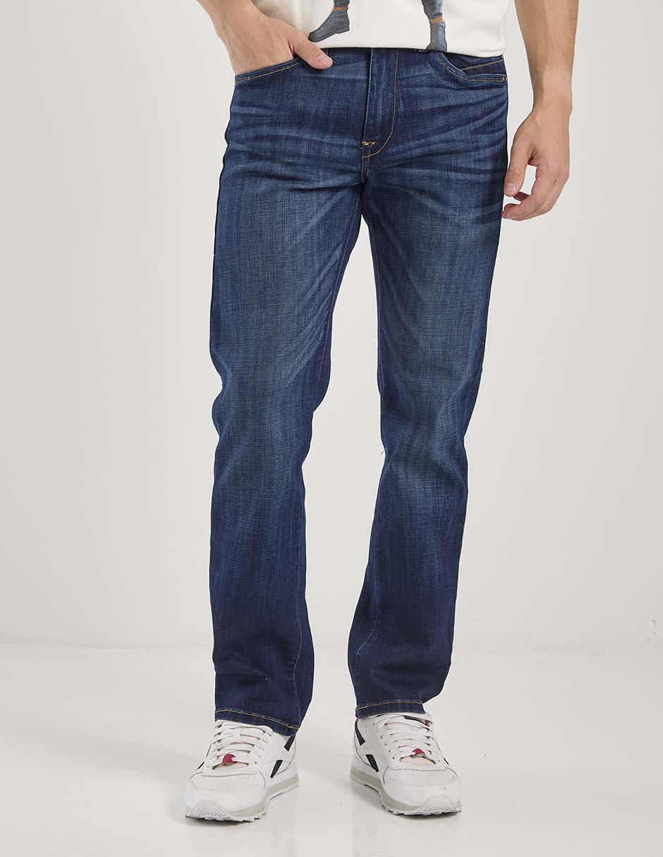 Jeans slim deslavado para hombre
