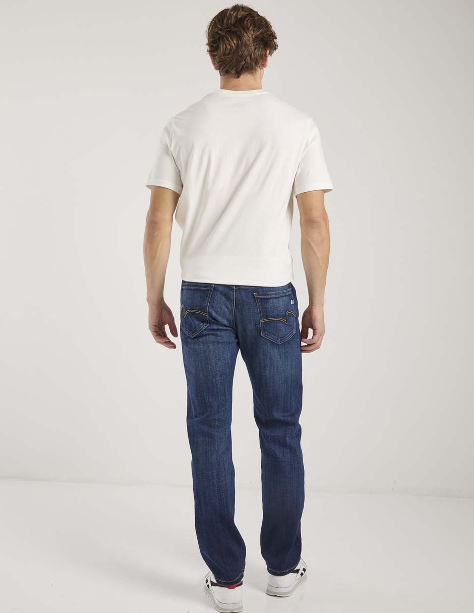 Jeans slim deslavado para hombre 2