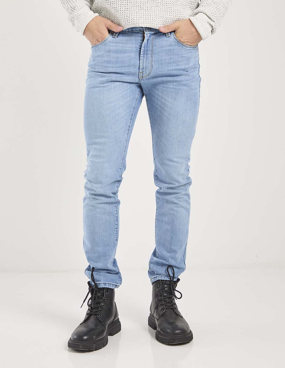 Jeans skinny lavado claro para hombre Jeans skinny lavado claro para hombre