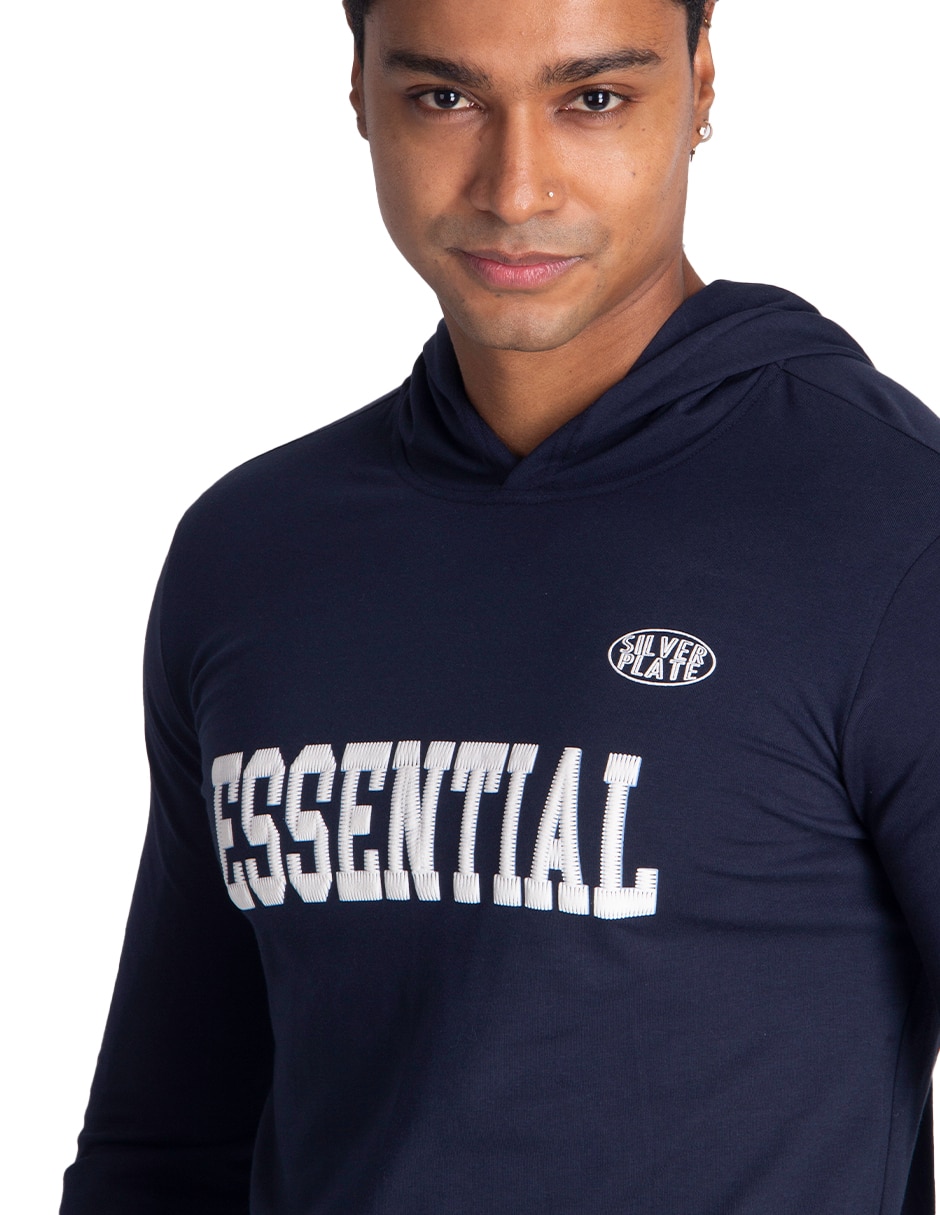 Playera manga larga cuello redondo para hombre 3