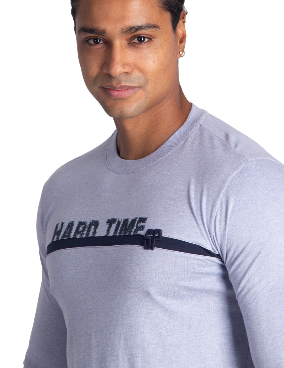 Playera cuello redondo para hombre 2