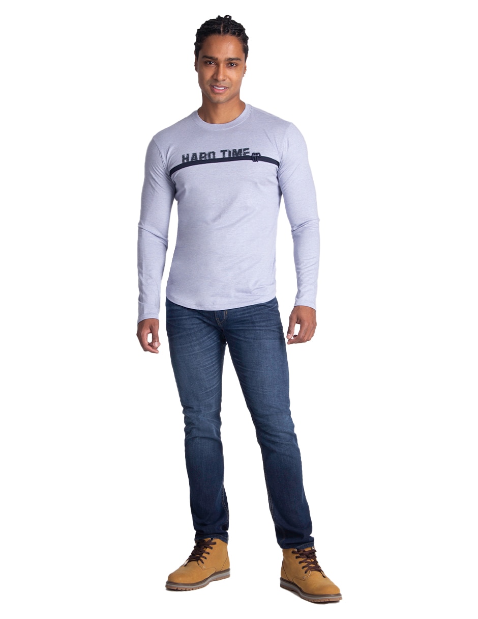 Playera cuello redondo para hombre 3