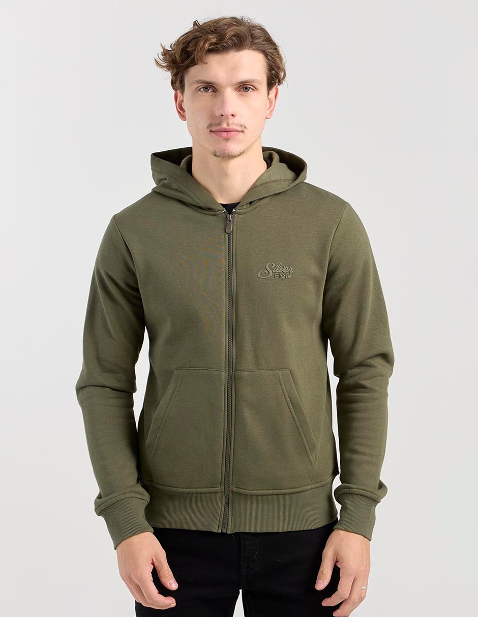 SUDADERA 31023 SILV, CH, VERDE MILITAR