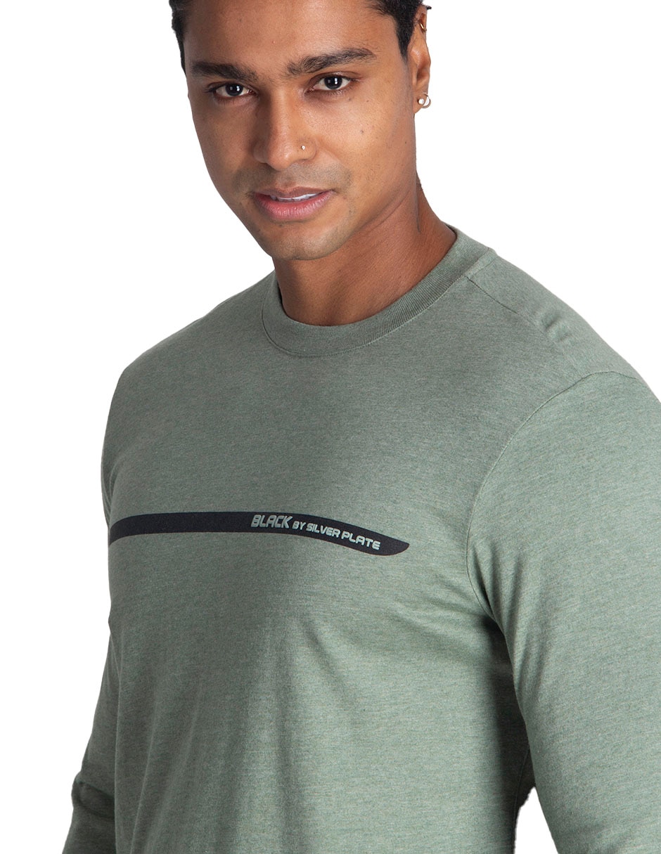 Playera cuello redondo para hombre 4