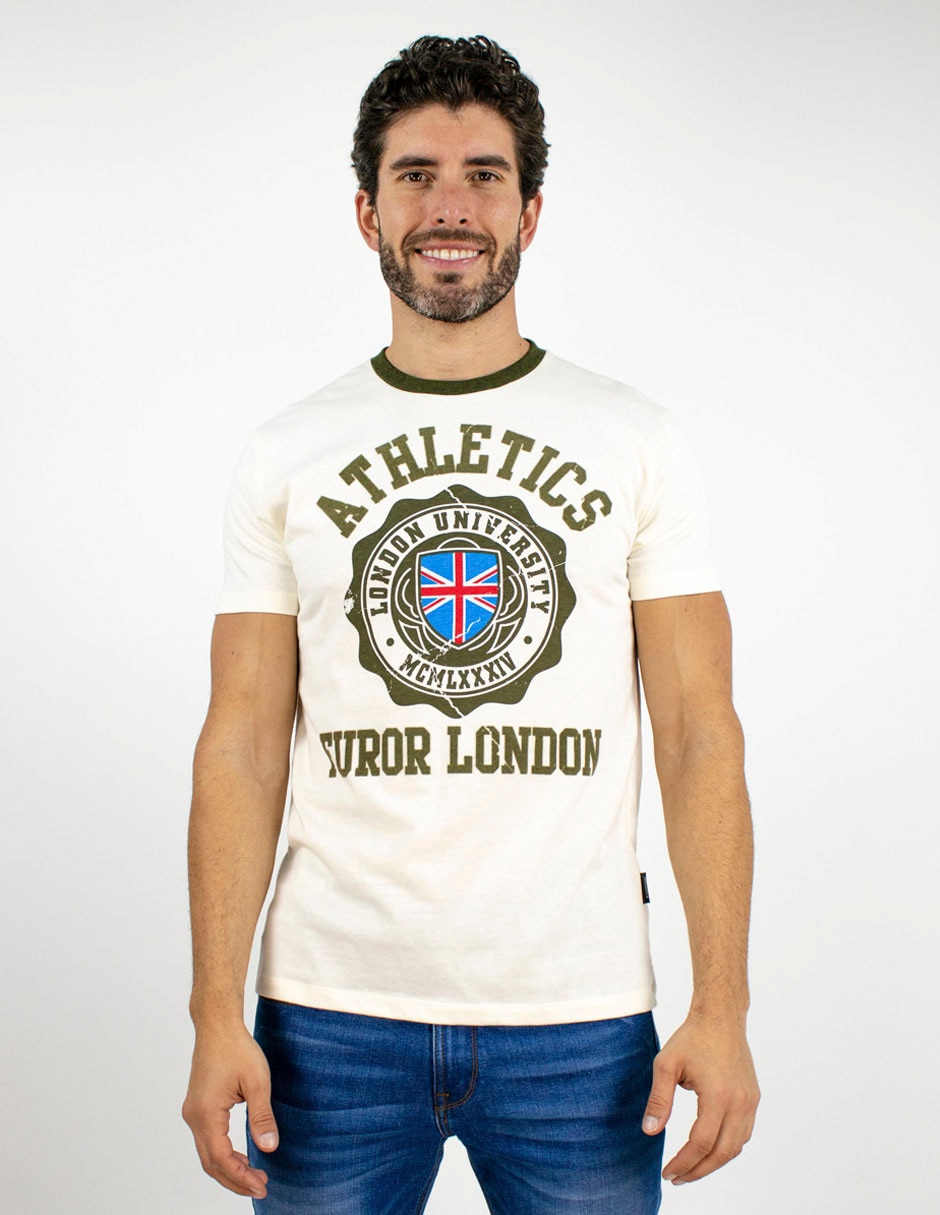 Playera cuello redondo para hombre Playera cuello redondo para hombre