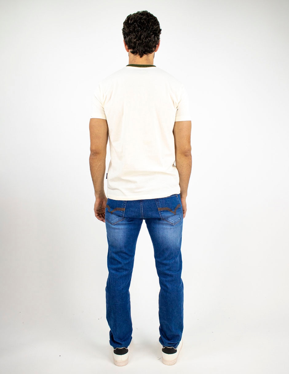 Playera cuello redondo para hombre 2