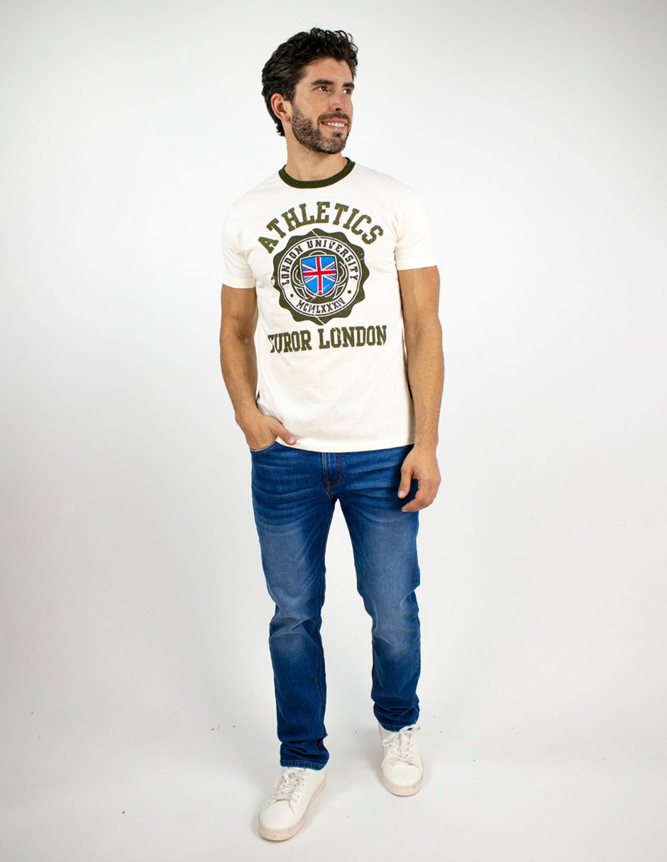 Playera cuello redondo para hombre 3