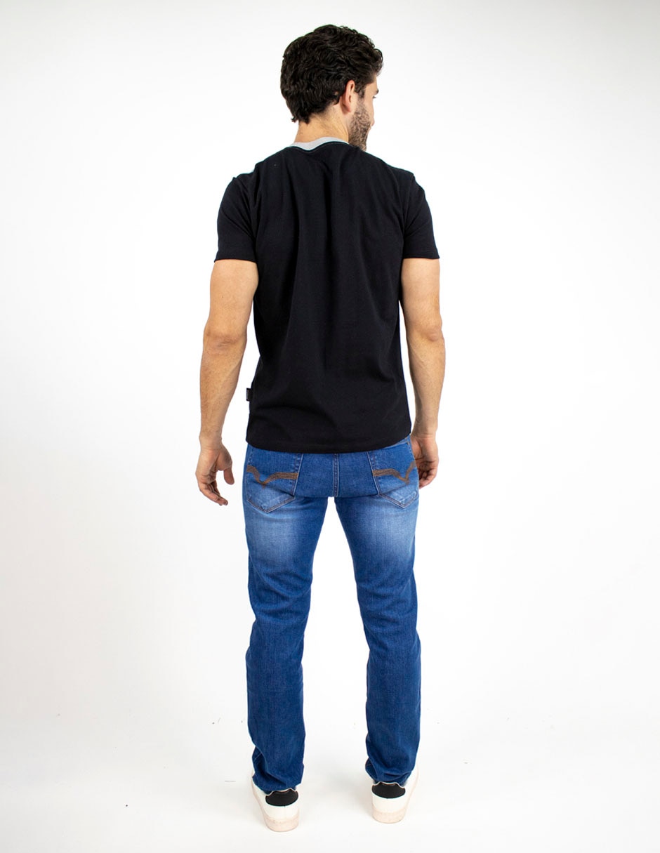 Playera cuello redondo para hombre 2