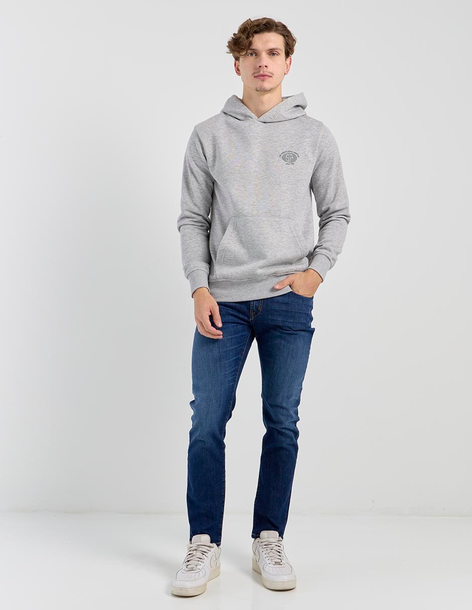 Jeans skinny lavado stone wash para hombre 3