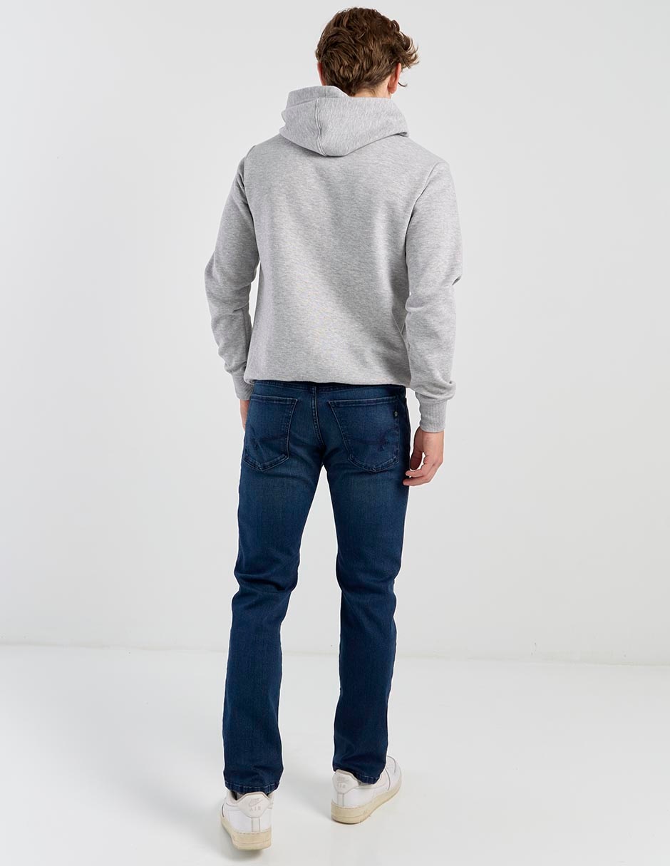 Jeans slim lavado stone wash para hombre 2