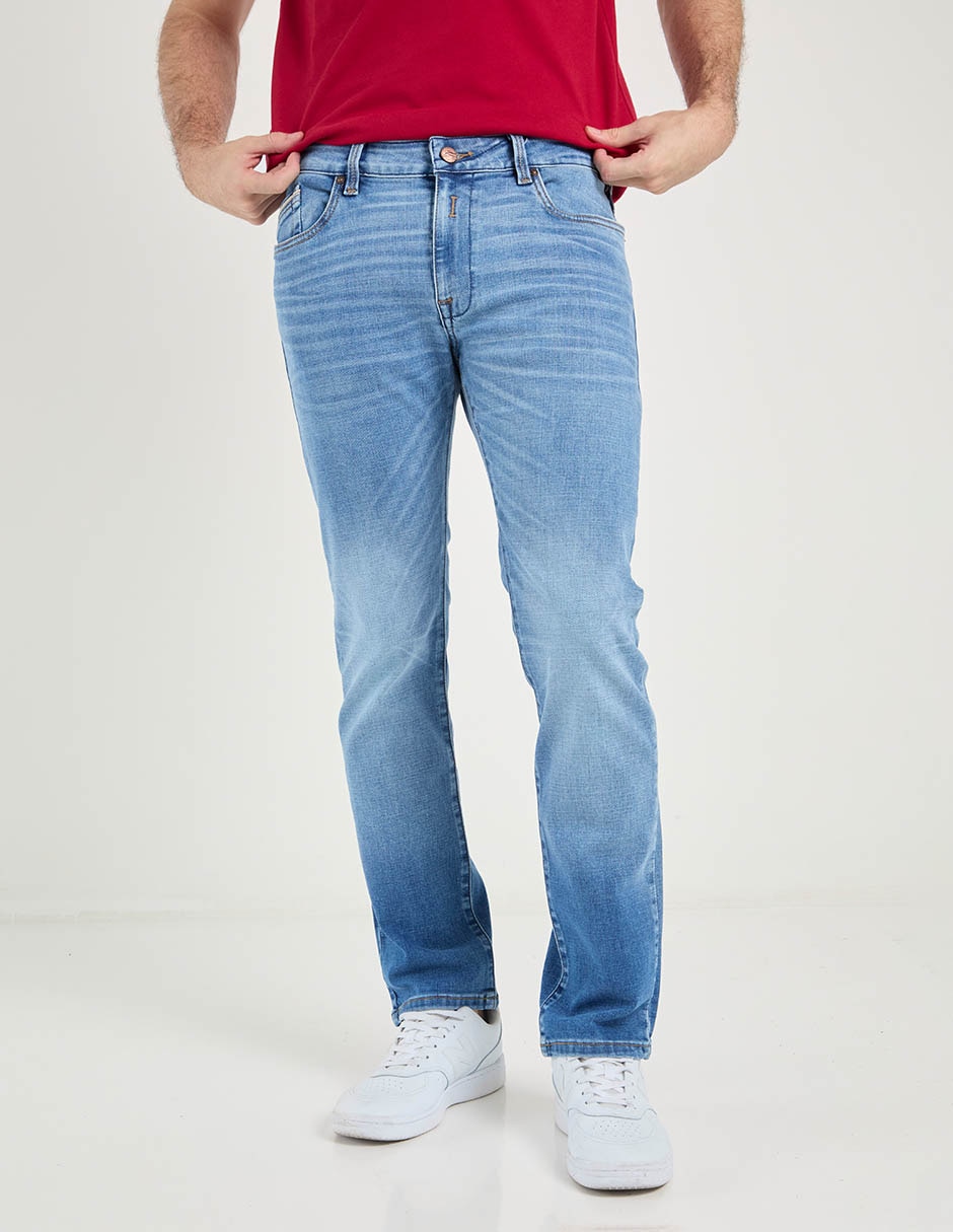 Jeans slim deslavado para hombre Jeans slim deslavado para hombre