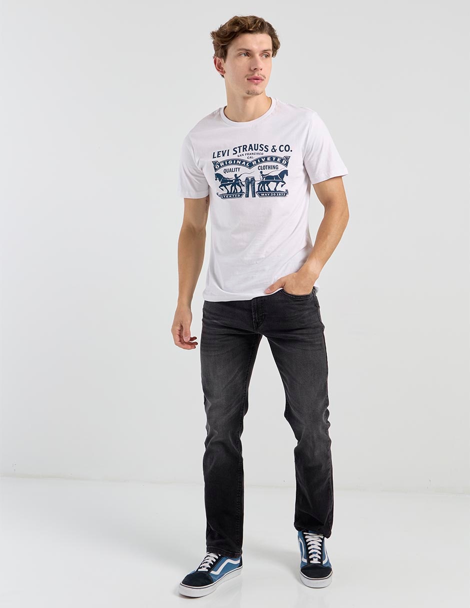 Jeans boot lavado stone wash para hombre 3