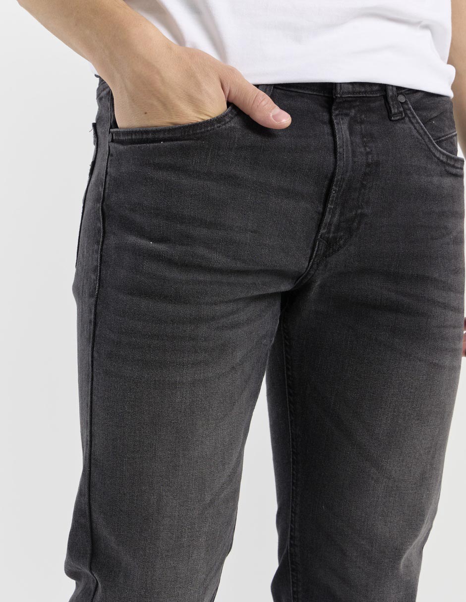 Jeans boot lavado stone wash para hombre 4