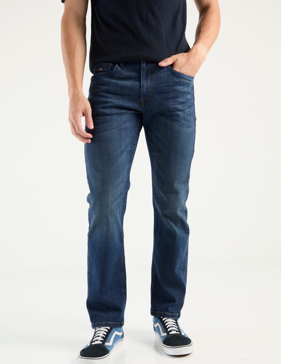 Jeans bota lavado stone wash para hombre Jeans bota lavado stone wash para hombre