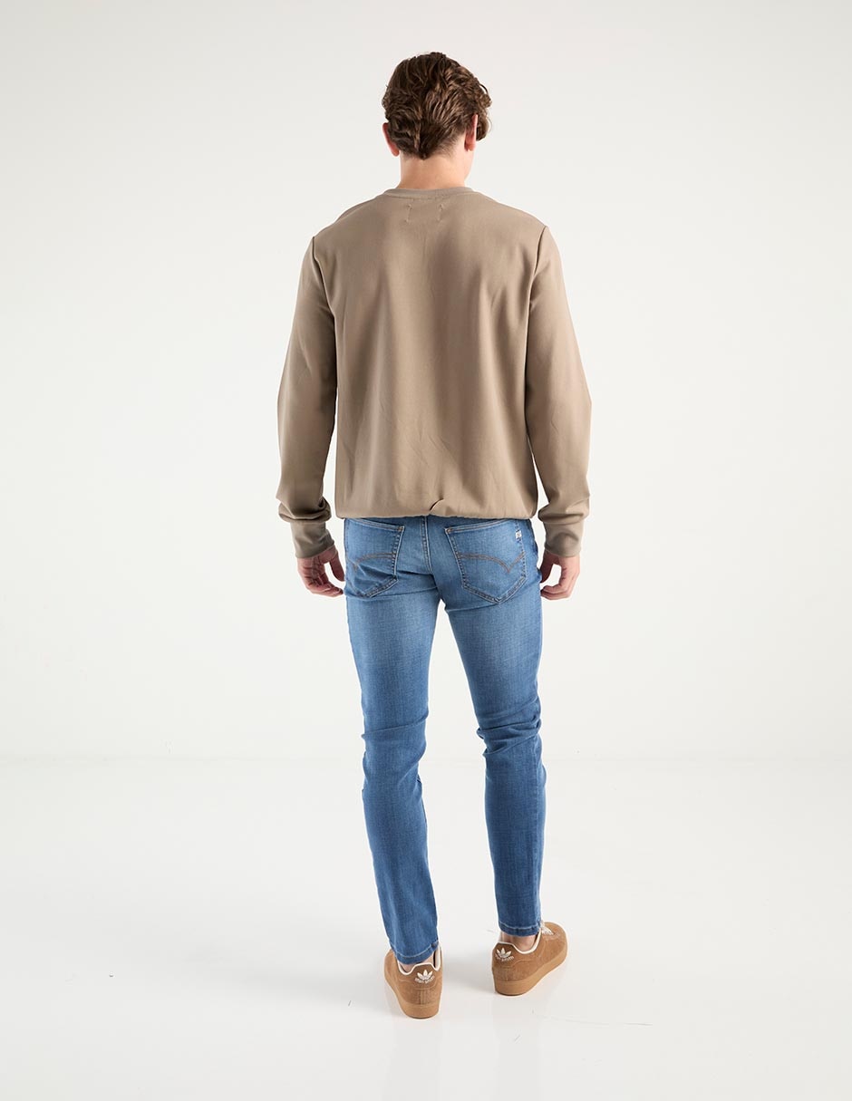 Jeans super skinny lavado stone wash para hombre 2