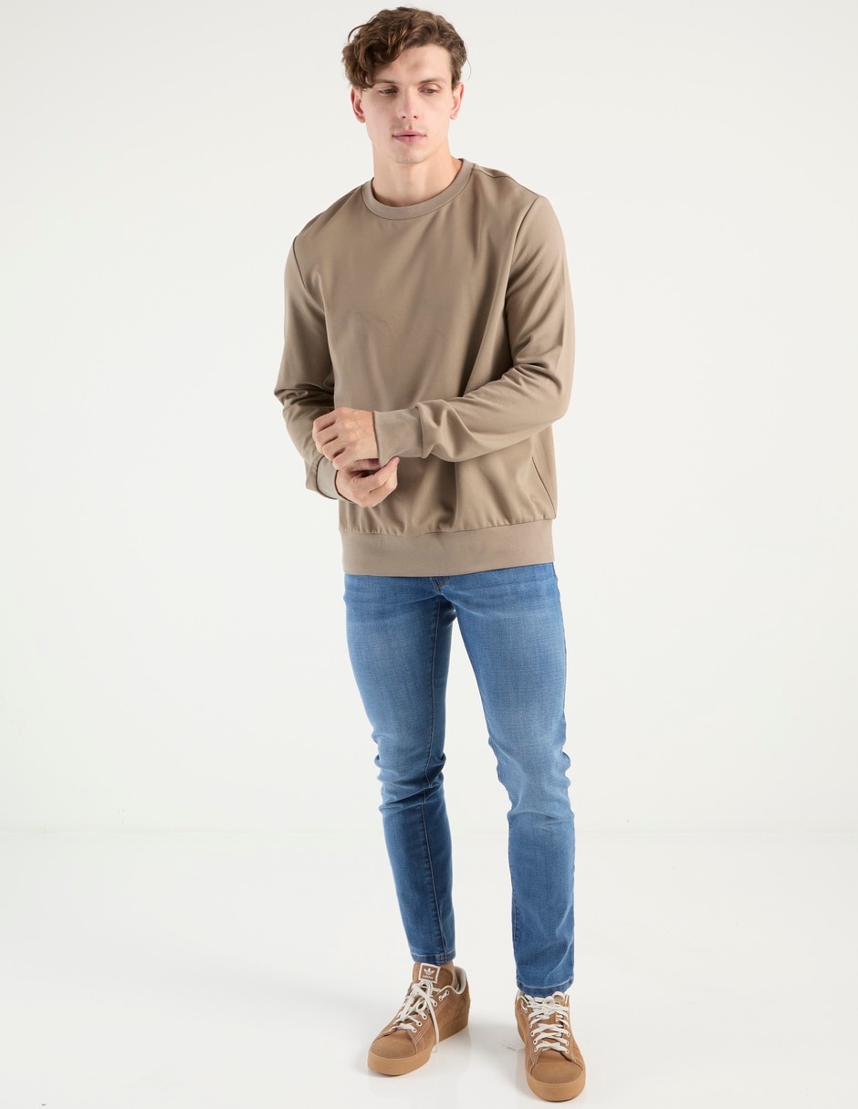 Jeans super skinny lavado stone wash para hombre 3
