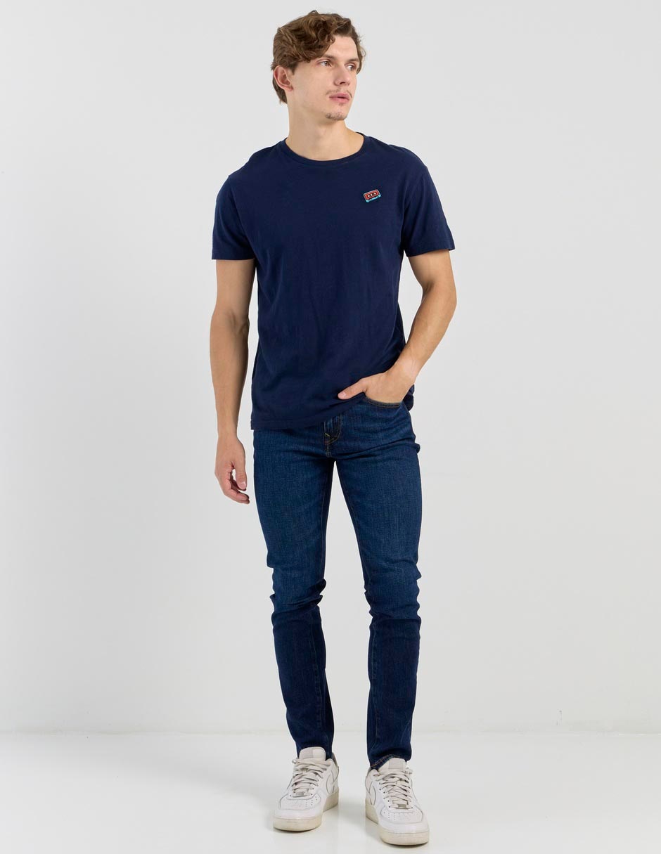 Jeans ultra skinny lavado whisker para hombre 3