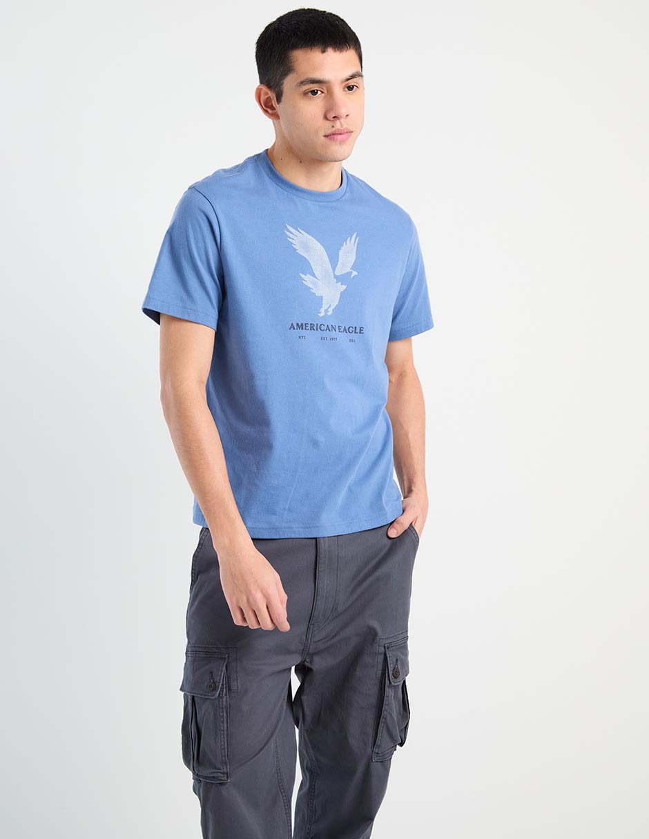 Playera cuello redondo para hombre