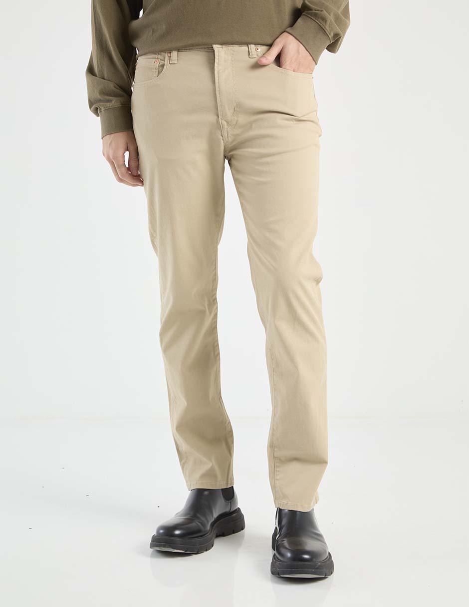 Pantalón casual slim de algodón para hombre