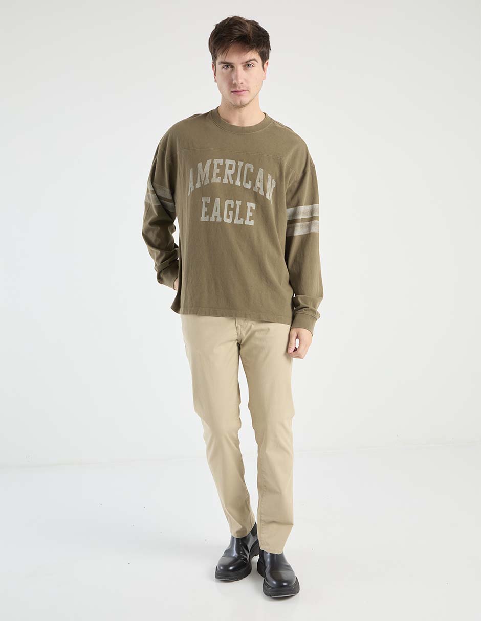Pantalón casual slim de algodón para hombre 3