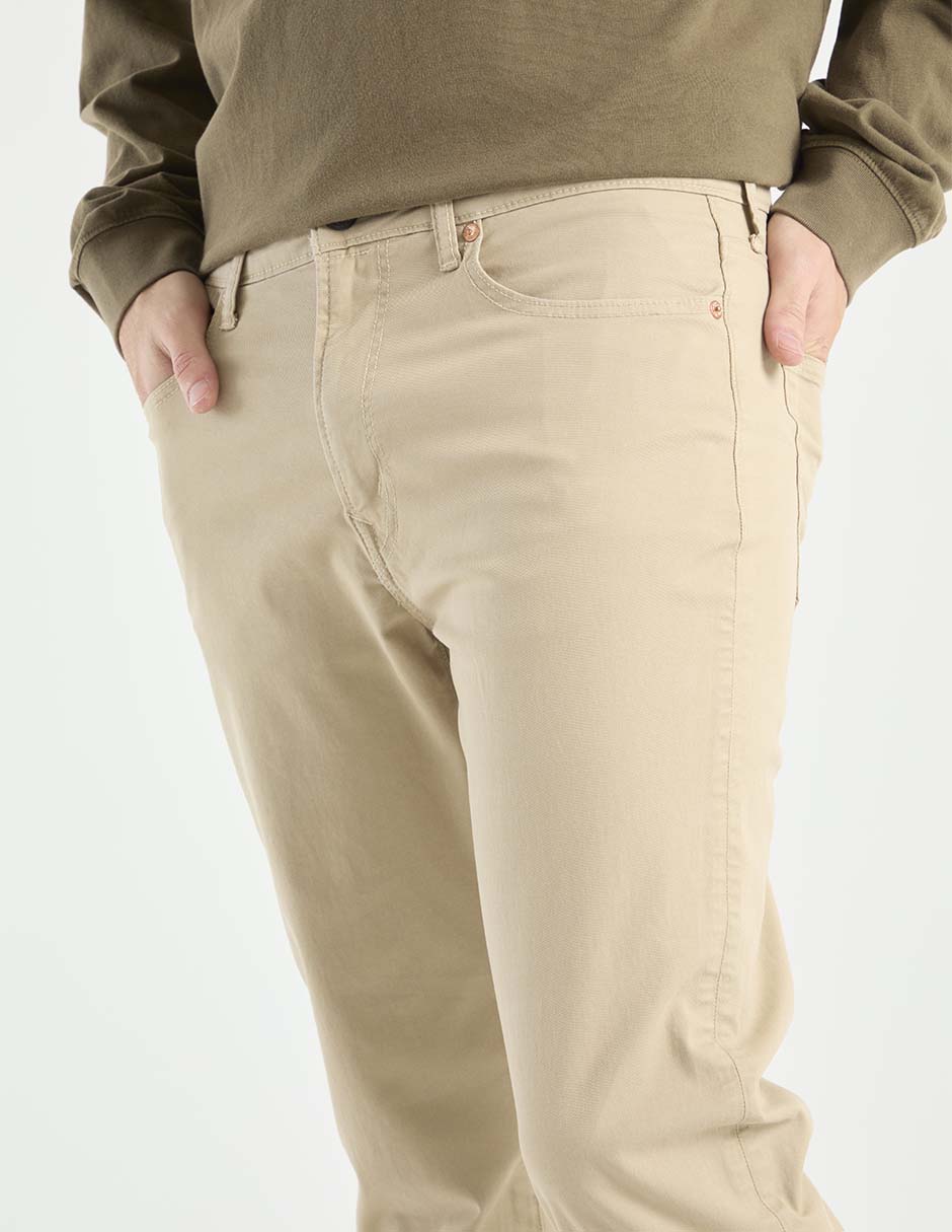 Pantalón casual slim de algodón para hombre 4