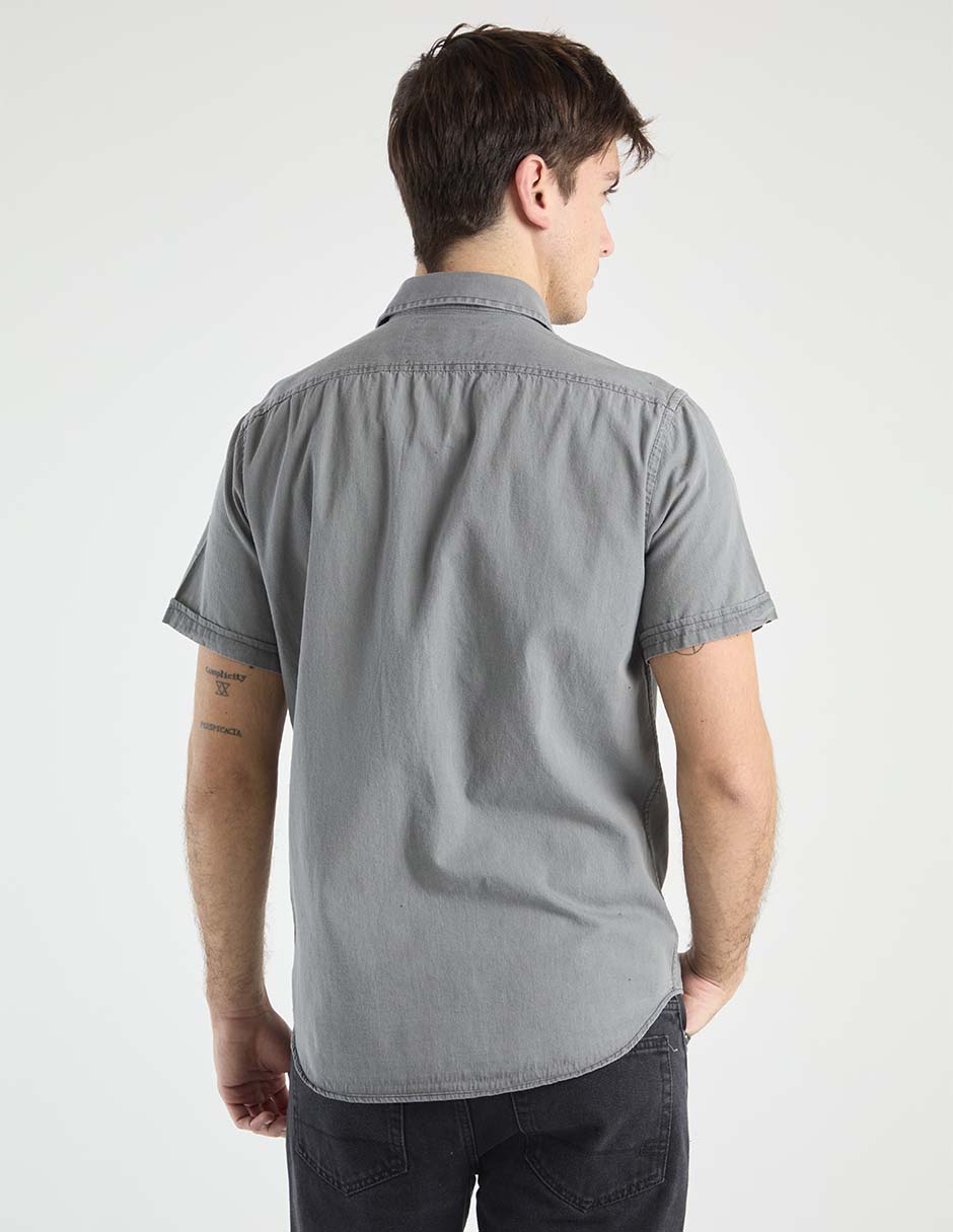 Camisa casual manga corta para hombre 2