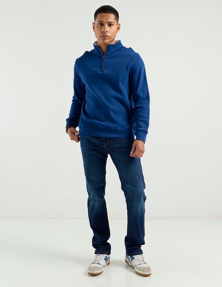 Jeans relaxed straight lavado whisker para hombre Jeans relaxed straight lavado whisker para hombre