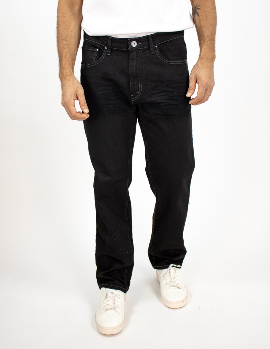 Jeans straight lavado obscuro para hombre Jeans straight lavado obscuro para hombre