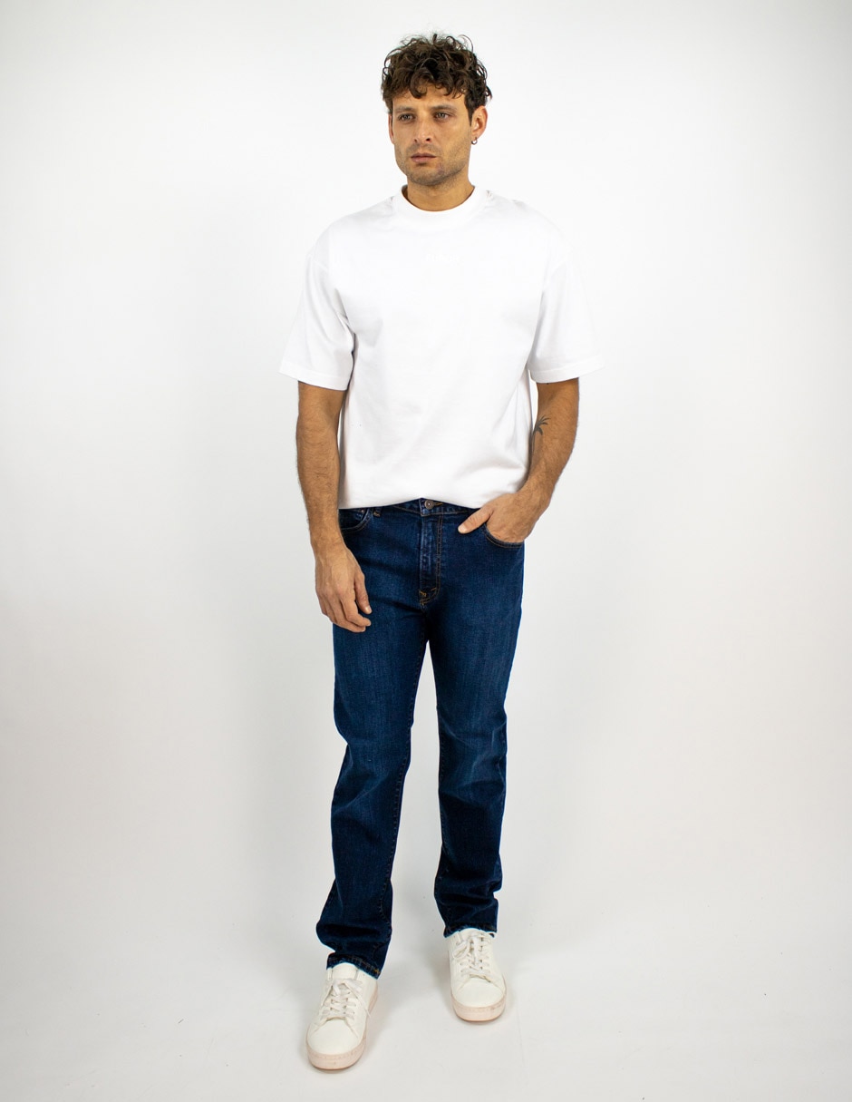 Jeans slim deslavado para hombre 3
