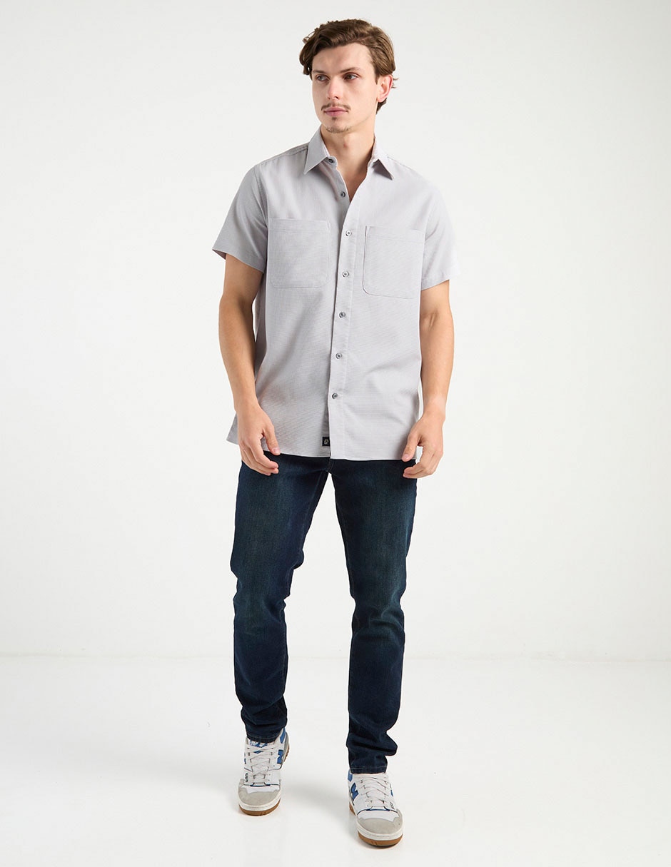 Camisa casual manga corta para hombre 3