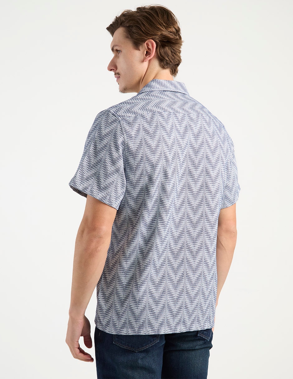 Camisa casual de algodón manga corta para hombre 2