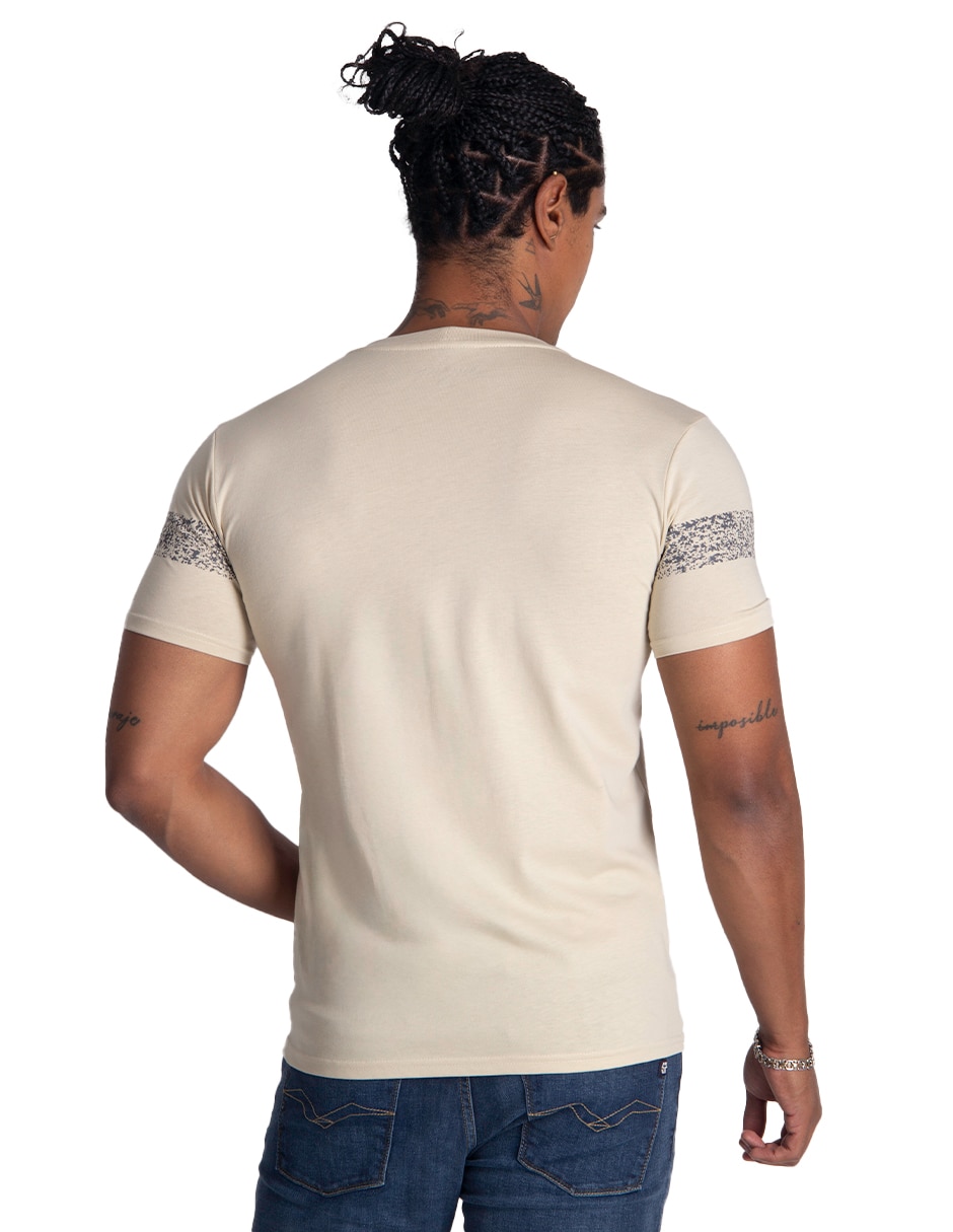 Playera cuello redondo para hombre 2