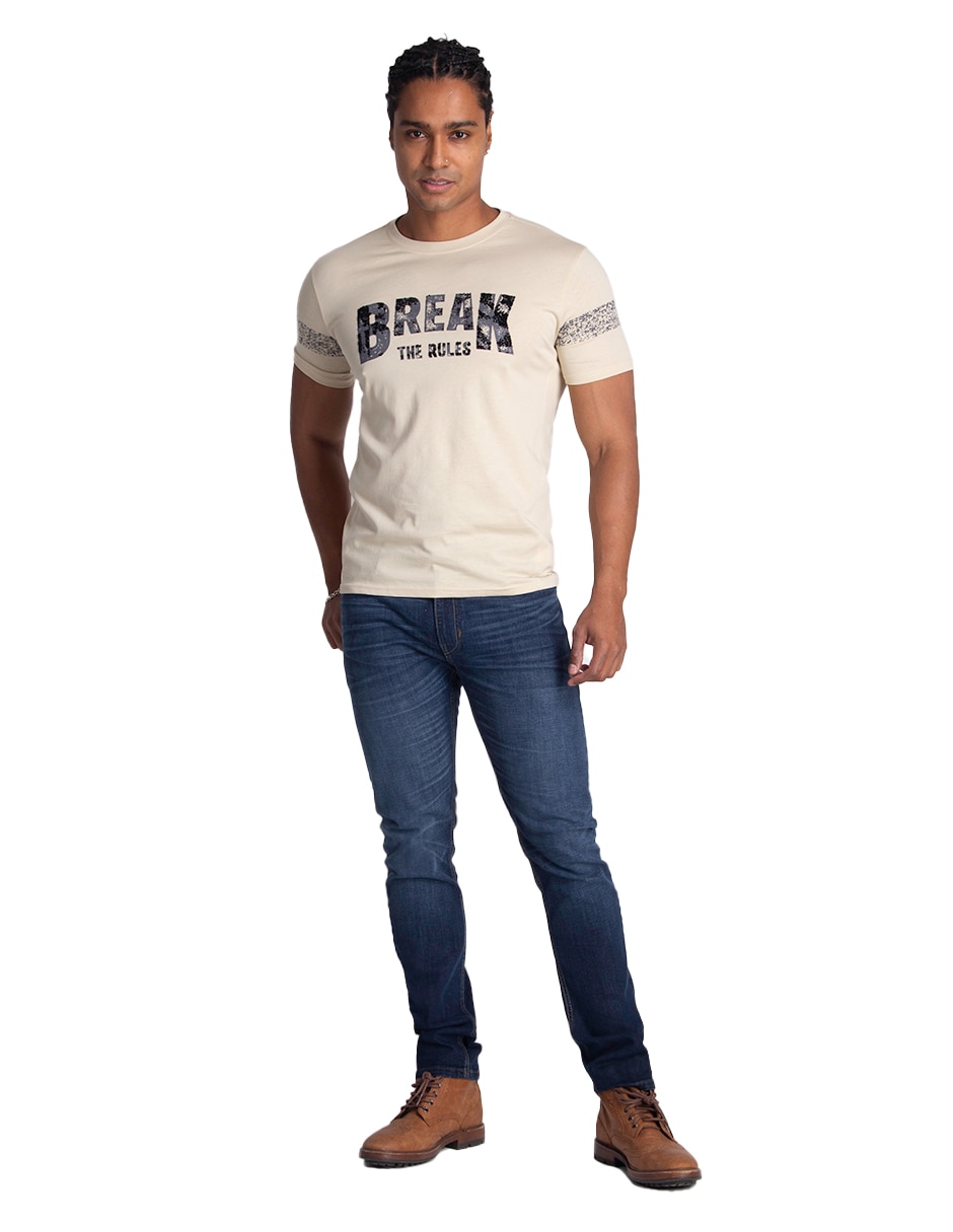 Playera cuello redondo para hombre 3