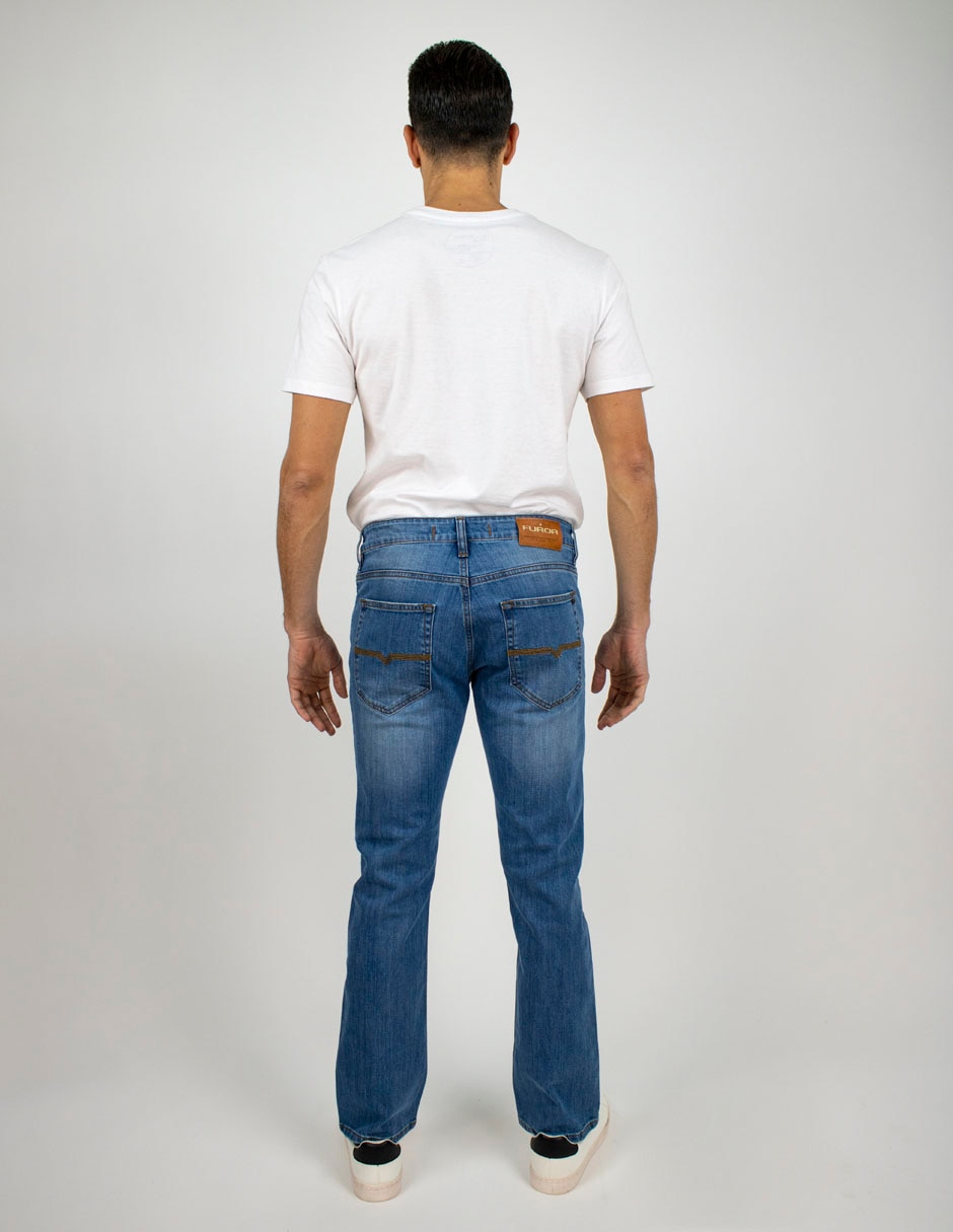 Jeans slim OS 02263 lavado medio para hombre 2
