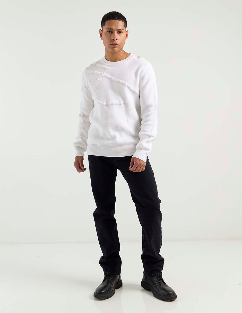 Jeans straight lavado obscuro para hombre 3