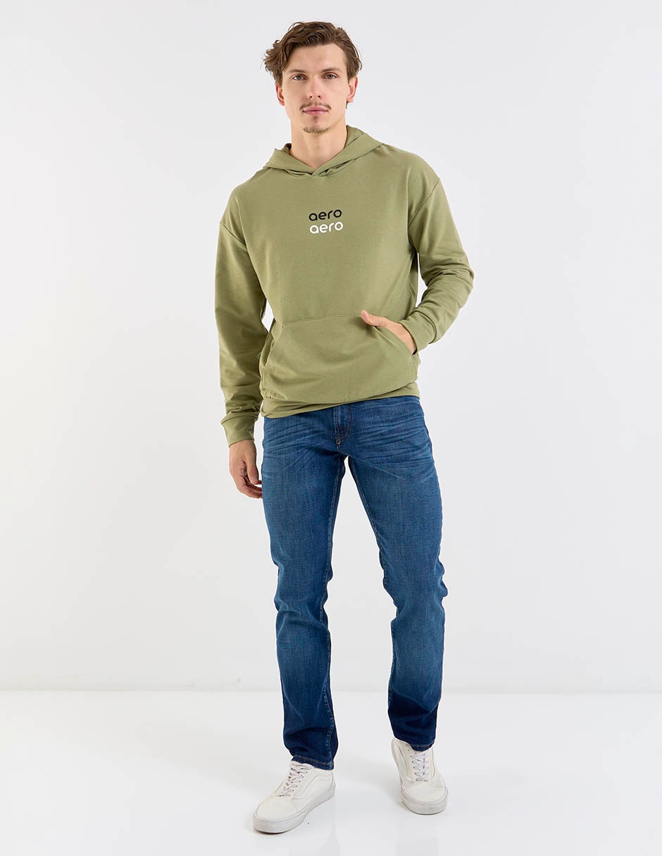 Jeans slim deslavado para hombre