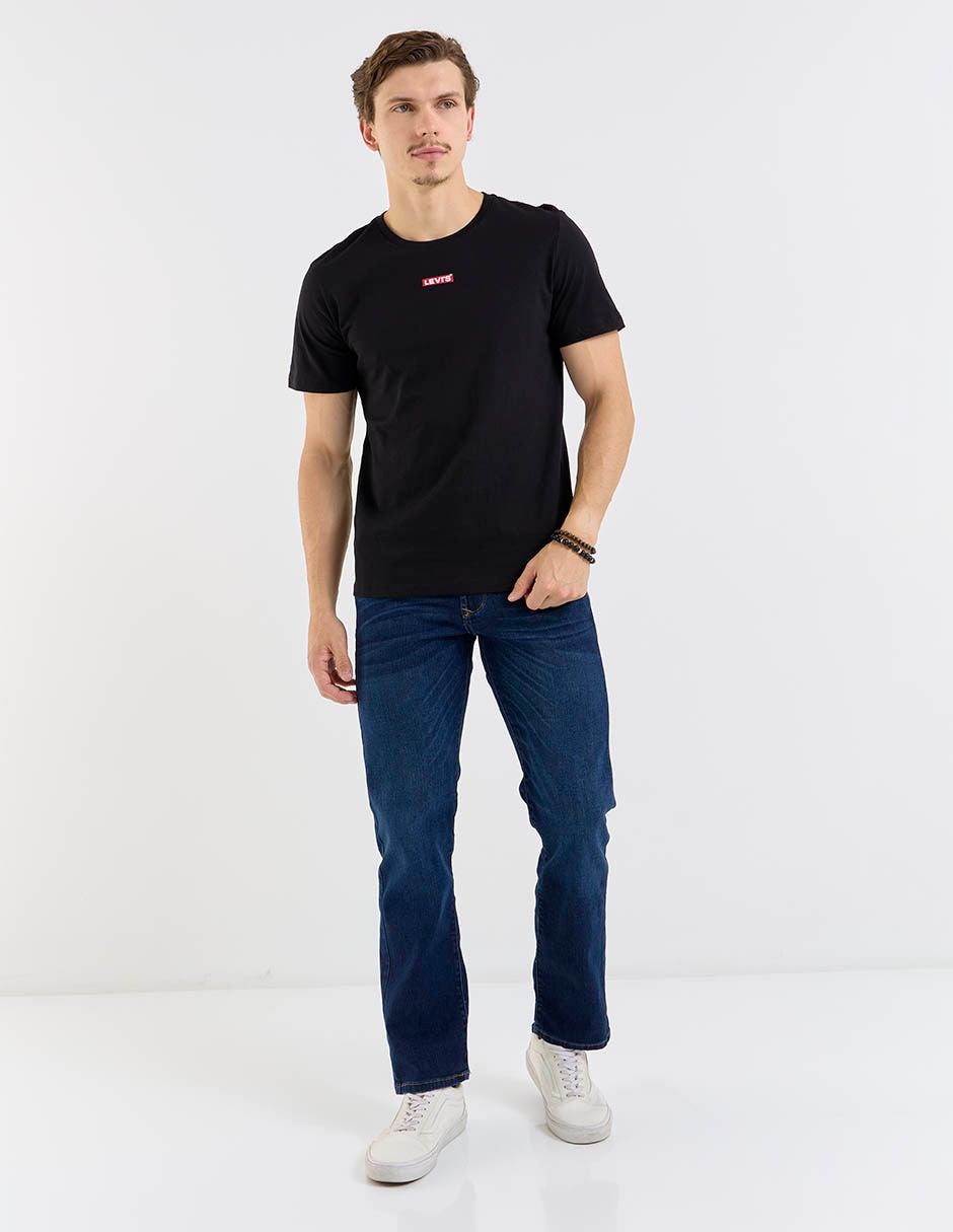 Jeans slim deslavado para hombre