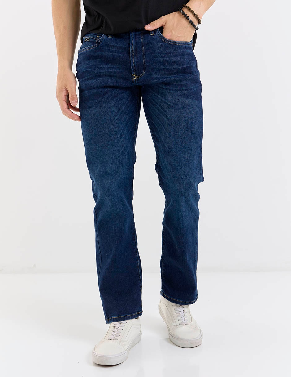 Jeans slim deslavado para hombre 2