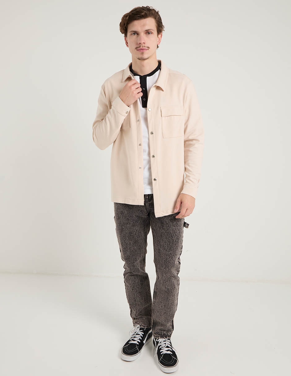 Camisa casual manga larga para hombre 3