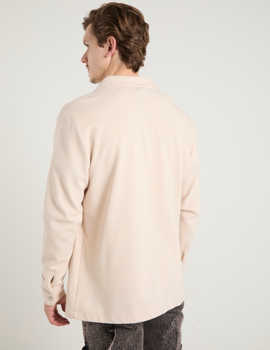 Camisa casual manga larga para hombre 6