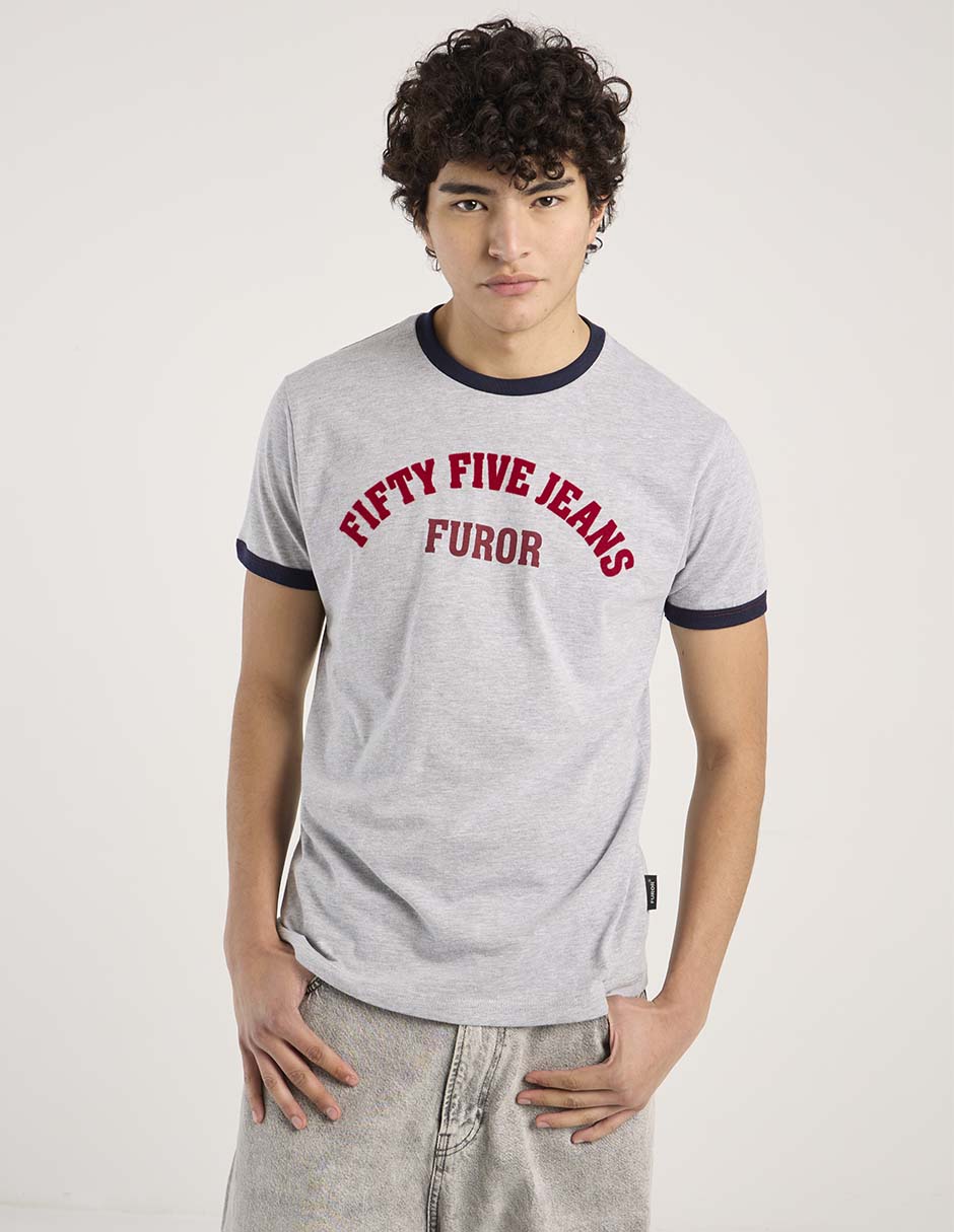 Playera cuello redondo para hombre 2