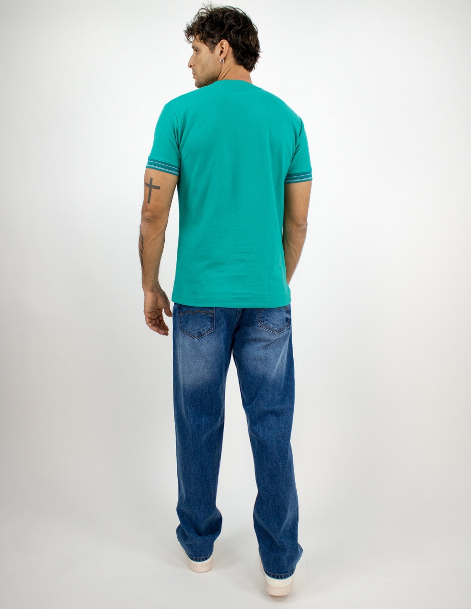 Playera cuello redondo para hombre 2