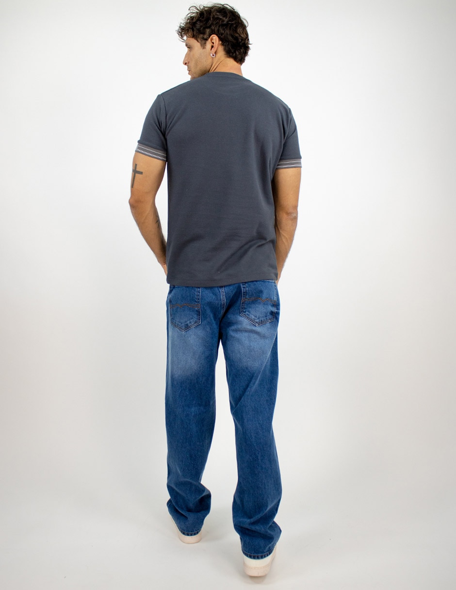 Playera cuello redondo para hombre 2