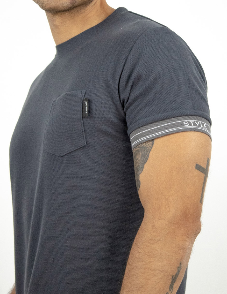 Playera cuello redondo para hombre 4
